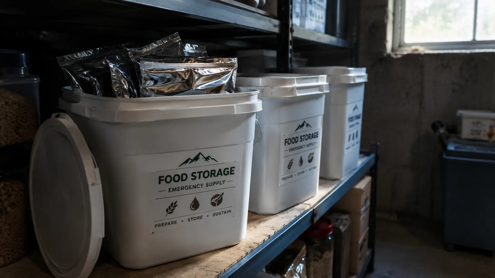 How to Store Emergency Food So It Lasts: A ReadyWise Bucket Guide